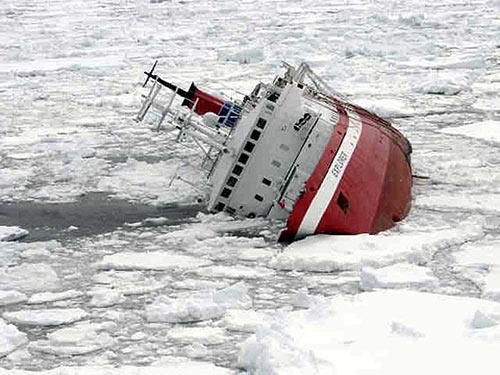 Antarktika'da gemi battı galerisi resim 12