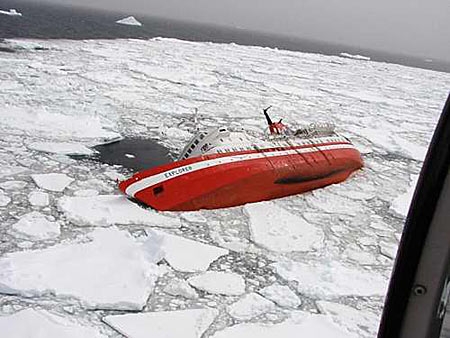 Antarktika'da gemi battı galerisi resim 8