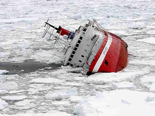 Antarktika'da gemi battı galerisi resim 9