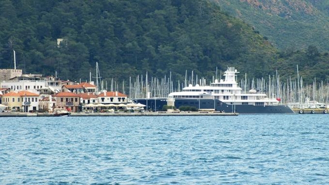 Süleyman Kerimov'un yatı ICE, Marmaris'e demirledi galerisi resim 2