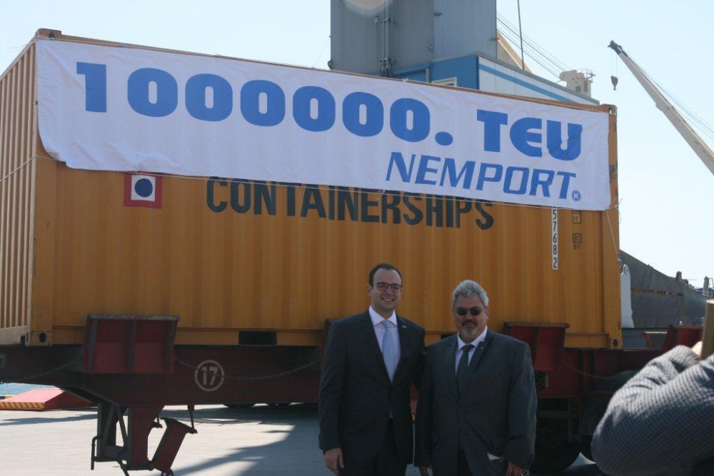 Nemport Limanı'nda 1 milyon konteyner elleçlendi galerisi resim 3