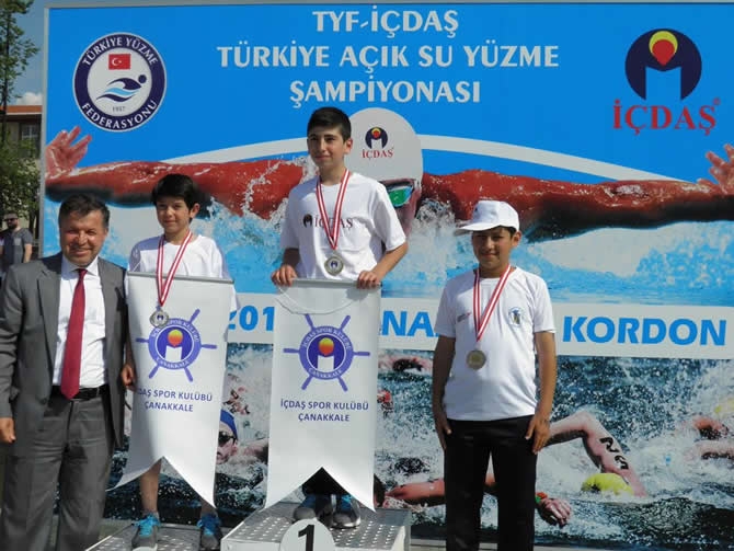 Türkiye açık yüzme şampiyonası Çanakkale boğazında yapıldı galerisi resim 6