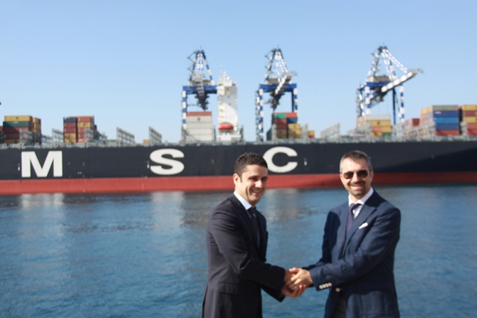 MSC LONDON Ambarlı Limanı'na demirledi galerisi resim 11