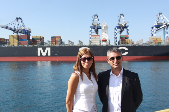 MSC LONDON Ambarlı Limanı'na demirledi galerisi resim 12