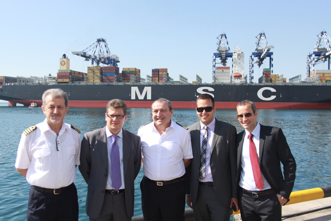 MSC LONDON Ambarlı Limanı'na demirledi galerisi resim 18