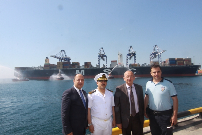 MSC LONDON Ambarlı Limanı'na demirledi galerisi resim 29