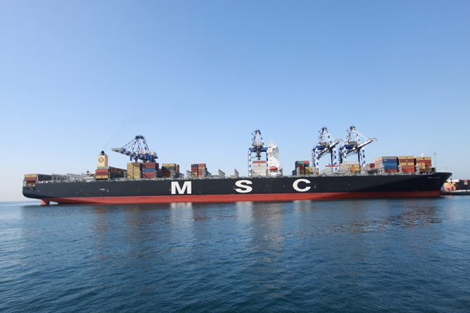 MSC LONDON Ambarlı Limanı'na demirledi galerisi resim 3