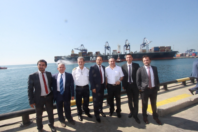 MSC LONDON Ambarlı Limanı'na demirledi galerisi resim 32