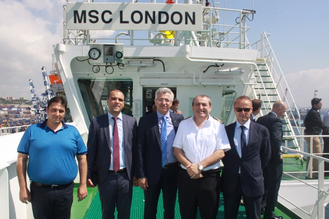 MSC LONDON Ambarlı Limanı'na demirledi galerisi resim 4
