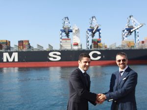 MSC LONDON Ambarlı Limanı'na demirledi
