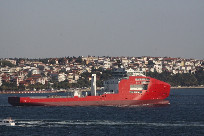 Platform destek gemisi İstanbul Boğazı’ndan geçti galerisi resim 2