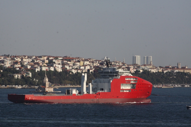 Platform destek gemisi İstanbul Boğazı’ndan geçti galerisi resim 5