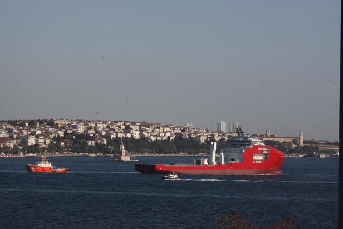 Platform destek gemisi İstanbul Boğazı’ndan geçti galerisi resim 6