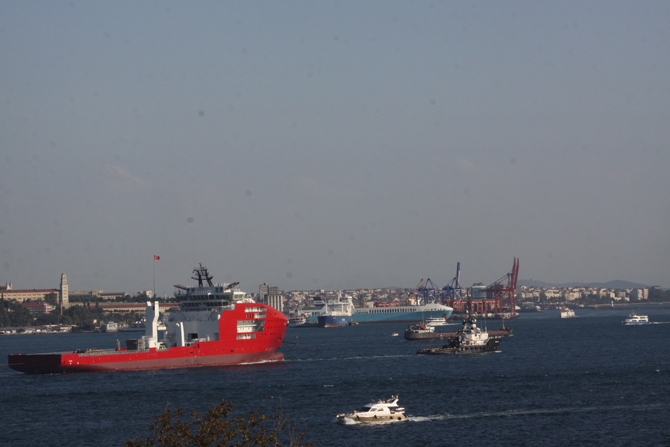 Platform destek gemisi İstanbul Boğazı’ndan geçti galerisi resim 7