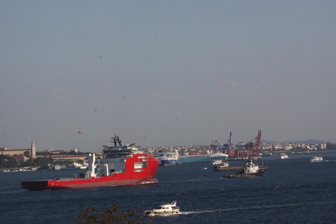 Platform destek gemisi İstanbul Boğazı’ndan geçti galerisi resim 8