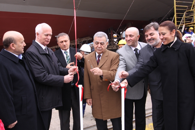 Çeksan Tersanesi 'Hasan Tahsin' feribotunu denize indirdi galerisi resim 31