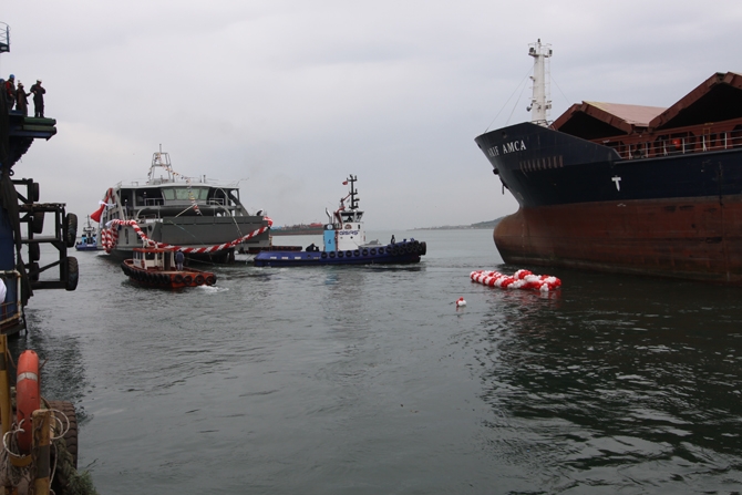 Çeksan Tersanesi 'Hasan Tahsin' feribotunu denize indirdi galerisi resim 40