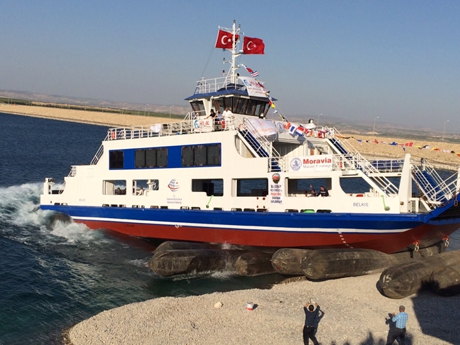 YÜTEK Gemi İnşa, M/F BELKIS arabalı vapurunu suya indirdi galerisi resim 9