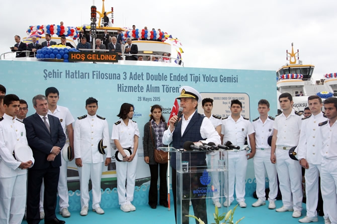 İstanbul Şehir Hatları yeni gemilerine kavuştu galerisi resim 29