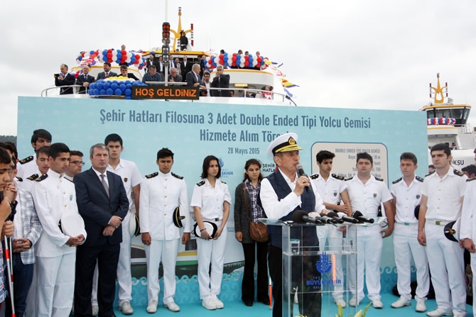 İstanbul Şehir Hatları yeni gemilerine kavuştu galerisi resim 30