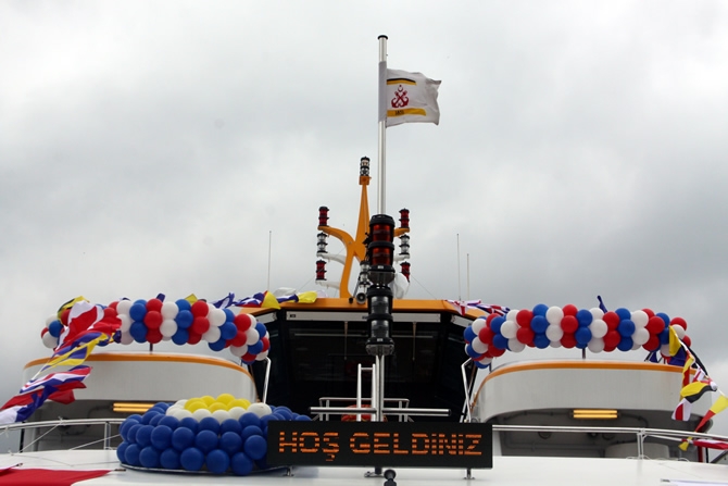 İstanbul Şehir Hatları yeni gemilerine kavuştu galerisi resim 32