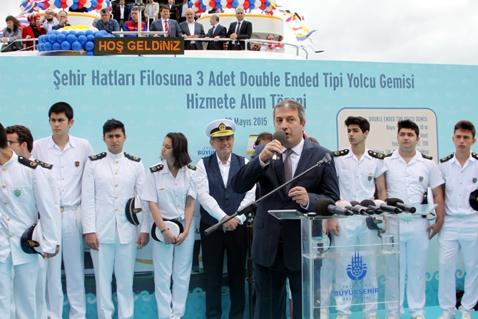 İstanbul Şehir Hatları yeni gemilerine kavuştu galerisi resim 37