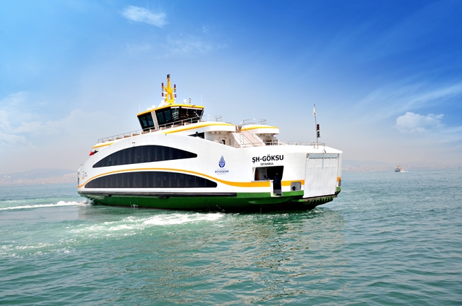 İstanbul Şehir Hatları yeni gemilerine kavuştu galerisi resim 41