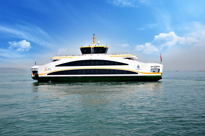 İstanbul Şehir Hatları yeni gemilerine kavuştu galerisi resim 42