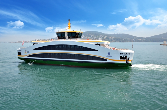 İstanbul Şehir Hatları yeni gemilerine kavuştu galerisi resim 43