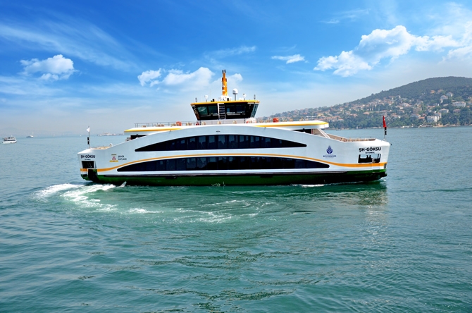 İstanbul Şehir Hatları yeni gemilerine kavuştu galerisi resim 45