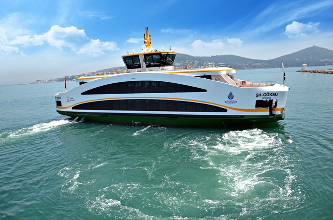 İstanbul Şehir Hatları yeni gemilerine kavuştu galerisi resim 46