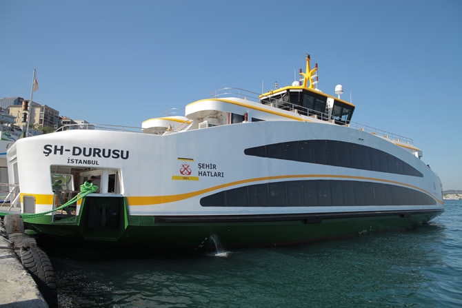 İstanbul Şehir Hatları yeni gemilerine kavuştu galerisi resim 47