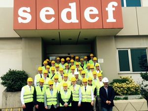 Avrupa Denizciler Sedef Tersanesi'ni gezdi