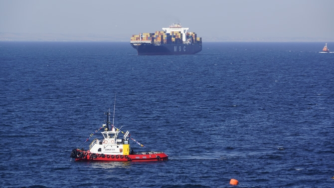 Asyaport'ta ilk gemi heyecanı galerisi resim 1