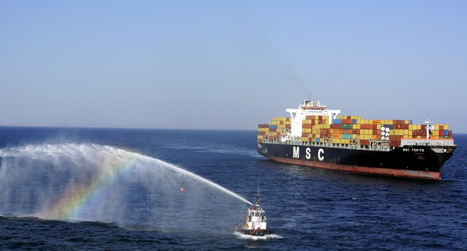 Asyaport'ta ilk gemi heyecanı galerisi resim 3