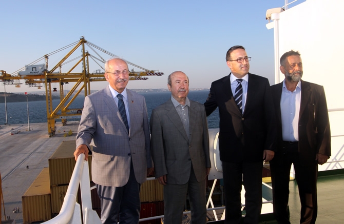 Asyaport'ta ilk gemi heyecanı galerisi resim 76