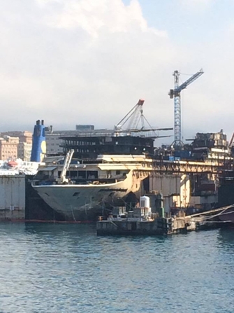 Costa Concordia'nın sökümü devam ediyor galerisi resim 11