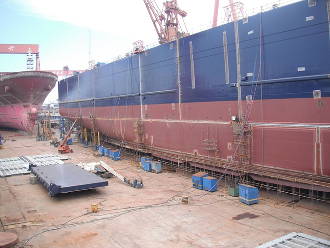 Çin'in inşa ettiği dünyanın en büyük Con-Ro gemisi sefere başlıyor galerisi resim 7