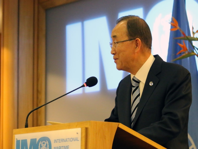 BM Genel Sekreteri Ban Ki-Moon, IMO'yu ziyaret etti galerisi resim 8