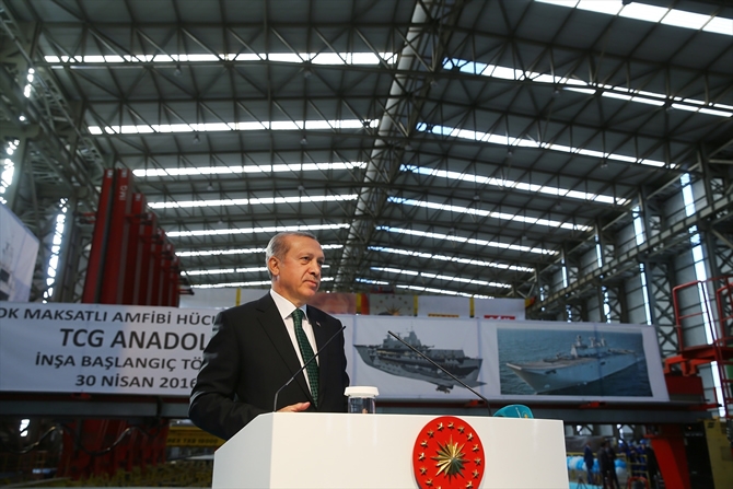 TCG ANADOLU'nun sac kesme töreni yapıldı galerisi resim 1