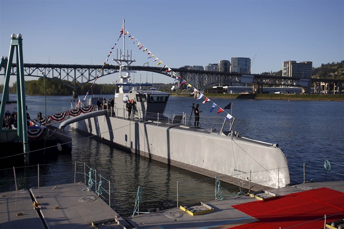 ABD'de inşa edilen Sea Hunter adlı insansız geminin testleri başlad galerisi resim 12