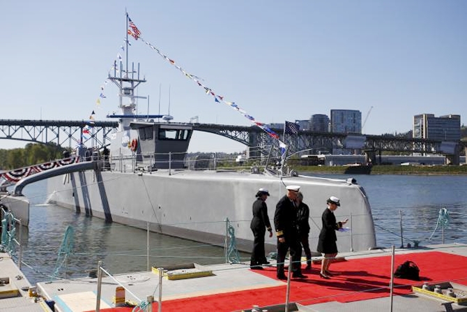 ABD'de inşa edilen Sea Hunter adlı insansız geminin testleri başlad galerisi resim 9