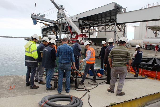 Hopaport'ta acil müdahale eylem planı tatbikatı gerçekleştirildi galerisi resim 14