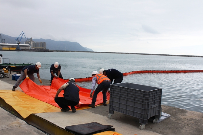 Hopaport'ta acil müdahale eylem planı tatbikatı gerçekleştirildi galerisi resim 7