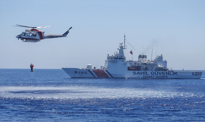 Şehit Teğmen Caner Gönyeli Tatbikatı'nın deniz safhası başladı galerisi resim 12