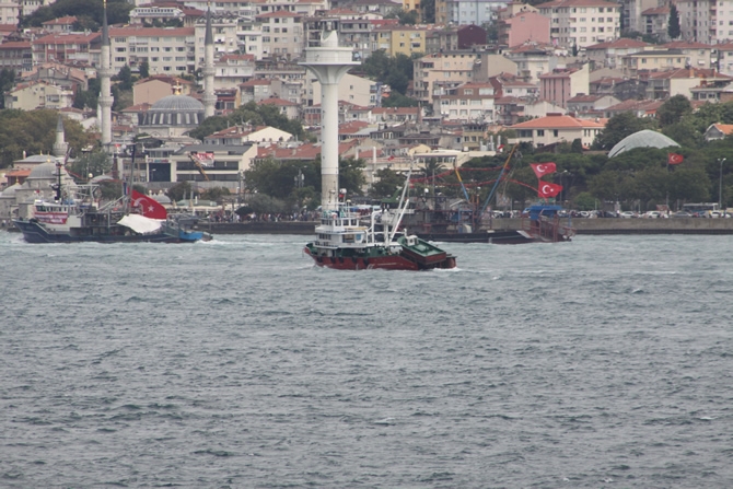 Boğaz'dan "rotamız demokrasi" geçişi galerisi resim 21