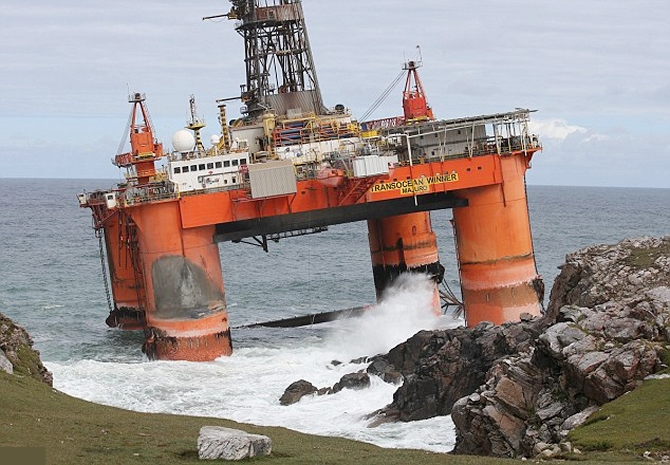 TRANSOCEAN WINNER, söküm için Aliağa'ya geliyor galerisi resim 8