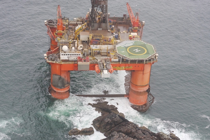 TRANSOCEAN WINNER, söküm için Aliağa'ya geliyor galerisi resim 9