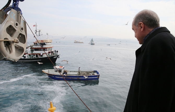Cumhurbaşkanı Erdoğan, balıkçılarla ava çıktı galerisi resim 6