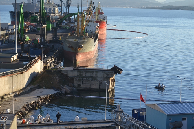 İzmit Körfezi'nde sızan petrol deniz kirliliğine neden oldu galerisi resim 42